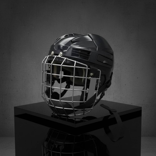 Steel grille helmet - steel,