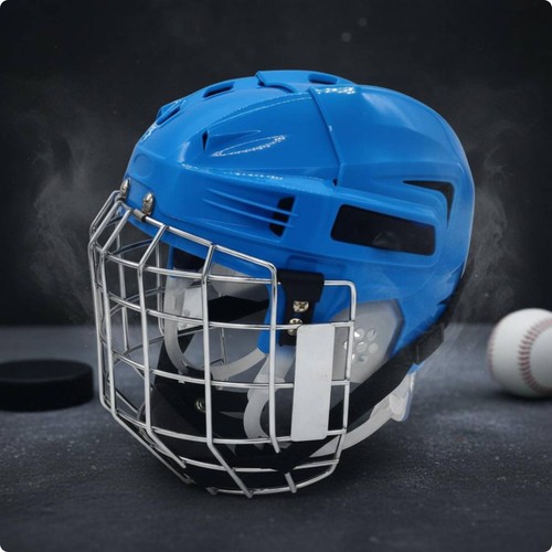 Steel grille helmet adjustable - helmet,